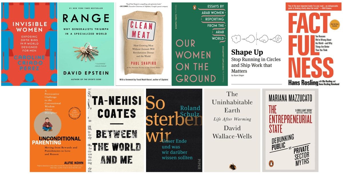 11 books that have inspired me in 2019